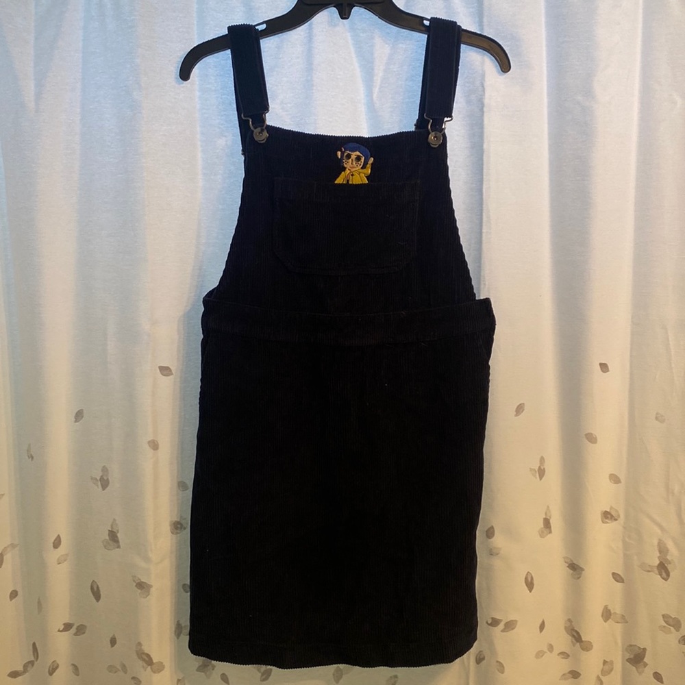 Coraline corduroy overall skirt